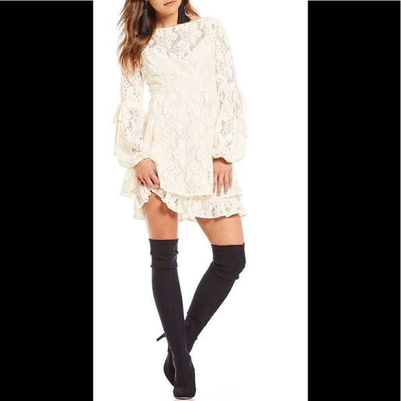 Free People Ruby lace dress NWOT- ivory - Picture 2 of 3